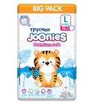 Подгузники-трусики, Joonies (Джунис) 9-14 кг р. L 56 шт премиум софт