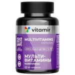 Витаминный комплекс A-Zn, Витамир таблетки покрытые оболочкой 743 мг 60 шт БАД (от А до цинка A-Zn) мультивитамины взрослым и детям с 14 лет