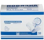 Повязка стерильная адгезивная, р. 15смх8см 50 шт из нетканого материала самоклеящаяся с впитывающей подушечкой