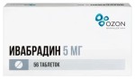 Ивабрадин, таблетки покрытые пленочной оболочкой 5 мг 56 шт