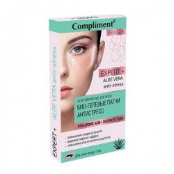 Патчи для кожи вокруг глаз Compliment Эксперт + антистресс био-гелевые 4 шт.