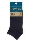 Носки мужские, Omsa (Омса) р. 39-41 (25-27) ECO 402 Эко укороченные nero черный