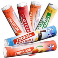 Блок глюкоза 18 шт. табл. жев. 2.33 г