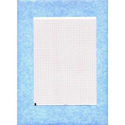 Бумага для ЭКГ с сеткой z-сложенная в пачки 300 листов р. 210ммх150мм 83 г/м2