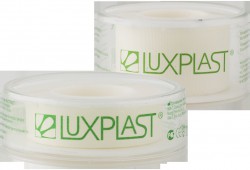 Лейкопластырь Luxplast фиксирующий на шелковой основе катушка р. 5мх1.25см