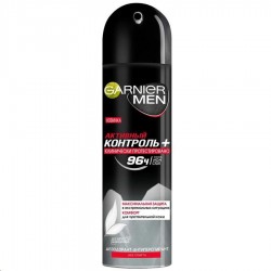 Дезодорант-антиперспирант для мужчин Garnier Мен Активный контроль плюс 96 ч 150 мл