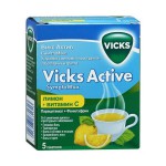 Викс Актив Симптомакс плюс, порошок для приготовления раствора для приема внутрь 5 шт лимон