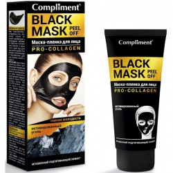 Маска-пленка для лица Compliment Блэк маск про-коллаген 80 мл