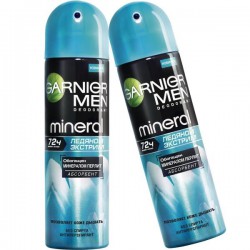 Дезодорант-антиперспирант для мужчин Garnier Минерал Ледяной экстрим спрей 150 мл
