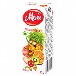 Сок Мой мультифруктовый нектар с 12 мес 200 мл