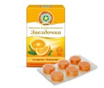 Звездочка, таблетки для рассасывания 2.4 г 18 шт апельсин
