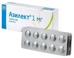 Азилект табл. 1 мг 30 шт.
