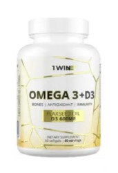 Омега-3 + D3 1WIN БАД 60 шт. капс. 790 мг