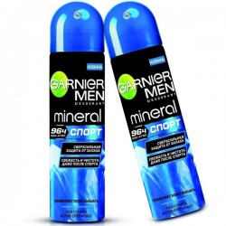 Дезодорант-антиперспирант для мужчин Garnier Мен минерал спорт спрей 150 мл