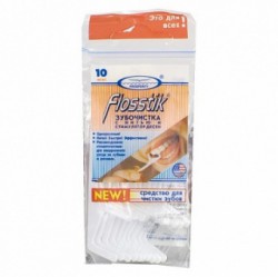 Зубочистка с нитью флосстик 10 шт.