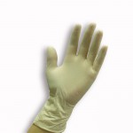 Перчатки стерильные латексные смотровые опудренные, р. 8 50 шт Бейсик Медикал 2400003433108