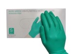 Перчатки синтетические одноразовые, р. S 50 шт винил-нитрил неопудренные пара зеленые
