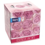 Платочки косметические, Bella (Белла №1) 80 шт арт. BE-042-K080-014 / K080-002 двухслойные экстра софт роза коробка
