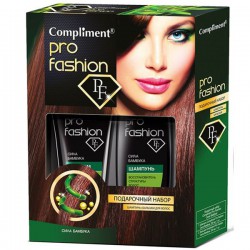 Набор подарочный Compliment №969 Про Фэшн Сила бамбука шампунь 250 мл + бальзам 200 мл