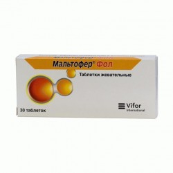 Мальтофер Фол табл. жев. 100 мг+0.35 мг 30 шт.