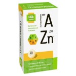 Витаминный комплекс A-Zn, Будь здоров! таблетки покрытые оболочкой 743 мг 30 шт БАД (от А до цинка A-Zn)