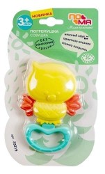 Игрушка-погремушка Пома Совушка с 3 мес