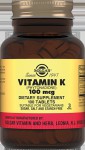 Витамин К 100 мкг, таблетки 310 мг 100 шт фитоменадион