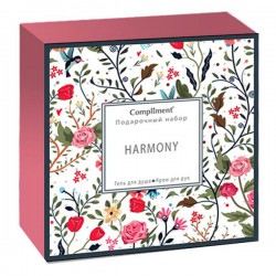 Набор подарочный Compliment Хармони №1050 гель для душа + крем для тела 200 мл + 200 мл
