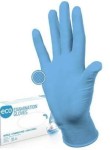 Перчатки смотровые нитриловые нестерильные, р. XL 1 шт арт. 02-04 Эко текстурированные на пальцах неопудренные пара голубые 2400001858309