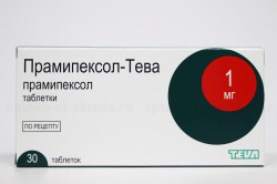 Прамипексол-Тева табл. 1 мг 30 шт.