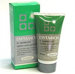 Глутамол крем 30 г детский с цинком