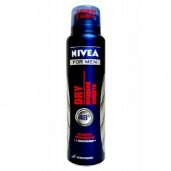 Дезодорант-антиперспирант для мужчин Nivea драй мощная защита спрей 150 мл