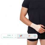 Повязка для фиксации лучезапястного сустава, Elastikum (Эластикум) р. L 1 шт с отверстием для пальца с одним ребром жесткости эластичная