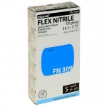 Перчатки смотровые нитриловые нестерильные, р. s 50 шт арт. FN-309 Мануал флекс нитрил высокоэластичные текстурированные неопудренные пара синие (голубые) 2400001858309