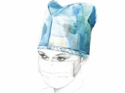 Шапочка-колпак р. 18смх25см пл. 42