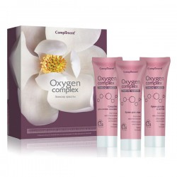 Набор подарочный Compliment Оксиджен Комплекс № 995 крем для лица + молочко для снятия макияжа + крем для рук и ногтей 75 мл + 75 мл + 75 мл