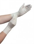 Перчатки нестерильные латексные смотровые, р. М 1 шт опудренные пара 2400001225606