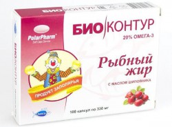 Рыбий жир с маслом шиповника 30 шт. капс.