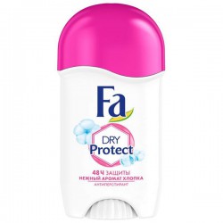Дезодорант-антиперспирант FA Драй протект Нежность хлопка стик 50 мл