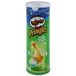 Чипсы, Pringles (Принглс) 165 г сметана и лук