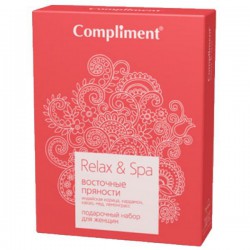 Набор подарочный Compliment Релакс энд СПА №719 Восточные пряности крем для рук и тела 200мл + гель для душа 250мл