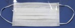 Маска медицинская одноразовая, 1 шт Латио 3-х слойная хирургическая на резинках белая 2400003675805