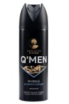 Дезодорант-антиперспирант для мужчин, QMen (КьюМен) 200 мл Invisible Невидимый c экстрактом льняного семени и маслом черного тмина