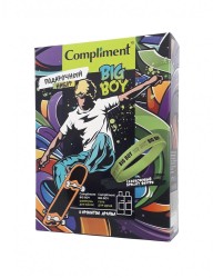 Набор подарочный Compliment №1811-2 Биг бой шампунь + гель для душа + браслет 200 мл + 200 мл