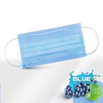 Маска медицинская одноразовая, СпецМедЗащита 50 шт СМЗ-50/2500ПАК 3-х слойная на резинках с носовым фиксатором голубая 2400003675805